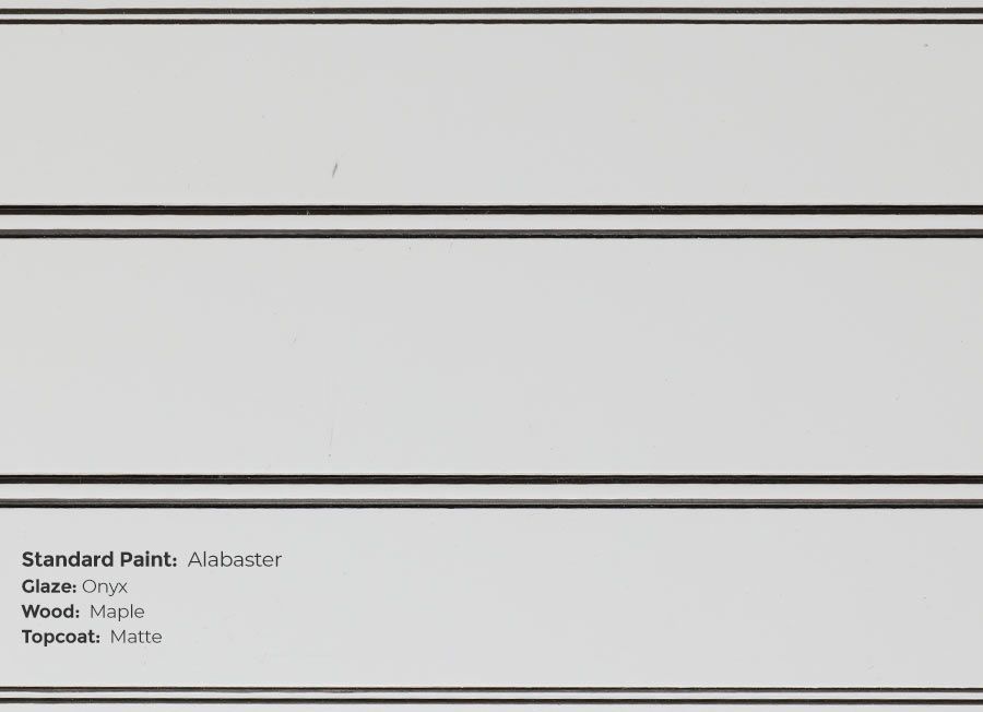 A white envelope with black stripes on it