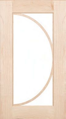 A wooden frame with a circle in the middle on a white background.