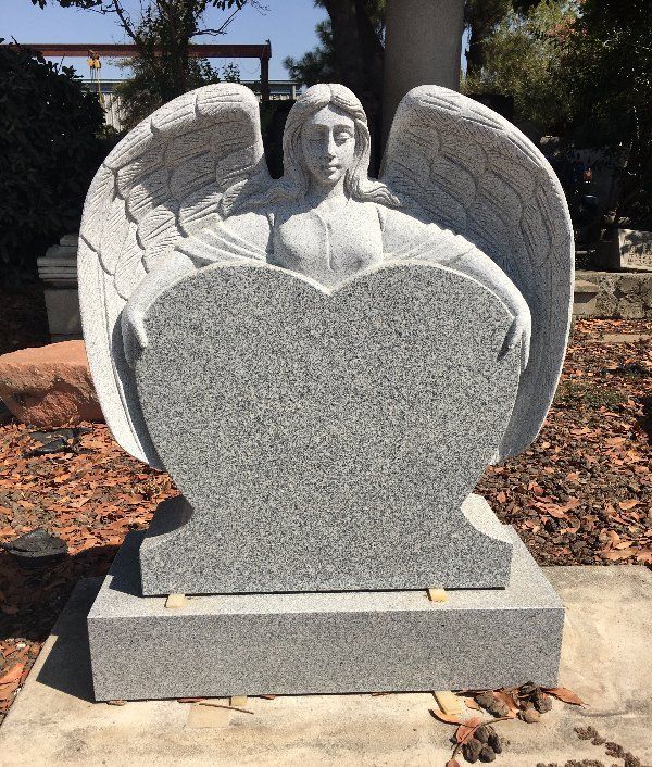 A Blank Stone Monument — Fresno, CA — Casaccia Art Memorials Inc.