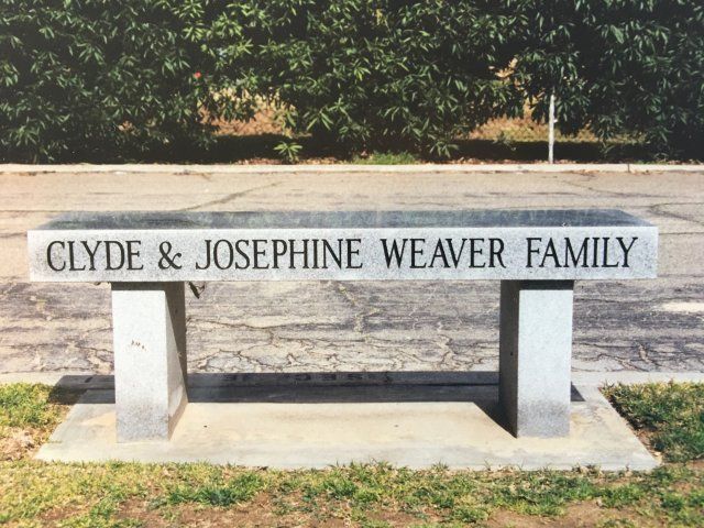 A Cemetery Bench — Fresno, CA — Casaccia Art Memorials Inc.
