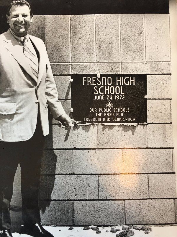 A Smiling Man— Fresno, CA — Casaccia Art Memorials Inc.