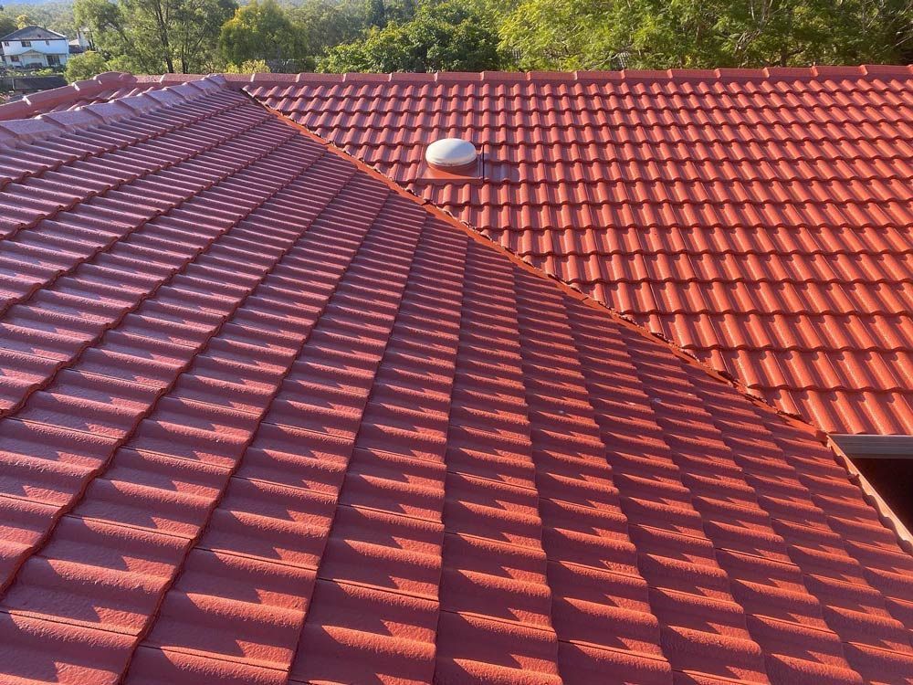 A Newly Repaired Tile Roof