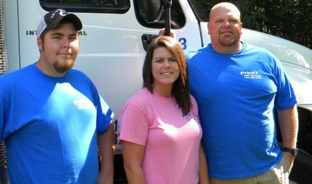 The current owners of Price's Septic Tank Service, Gary's Construction