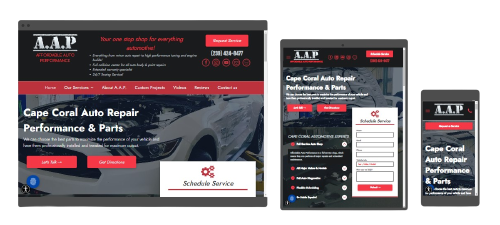 Auto Performance Website Design