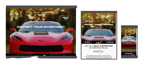 Auto Detailing Website Design