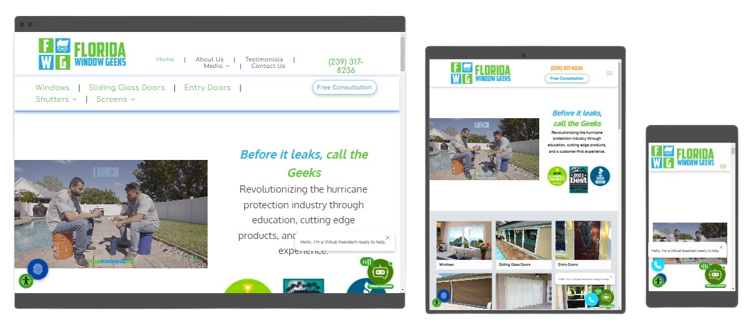 Window and Door Installation Website Design