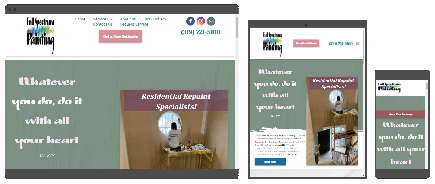 Website Designer Cedar Rapids, IA