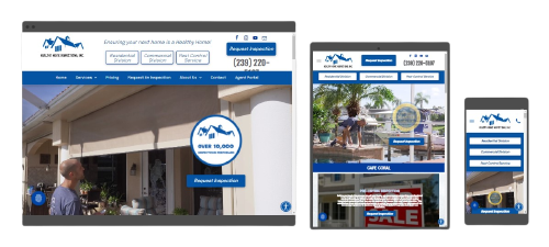 Home Inspector Website Design