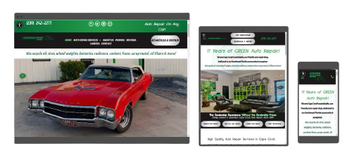 Auto Mechanic Website Design