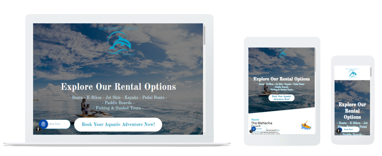 Vacation Website Design