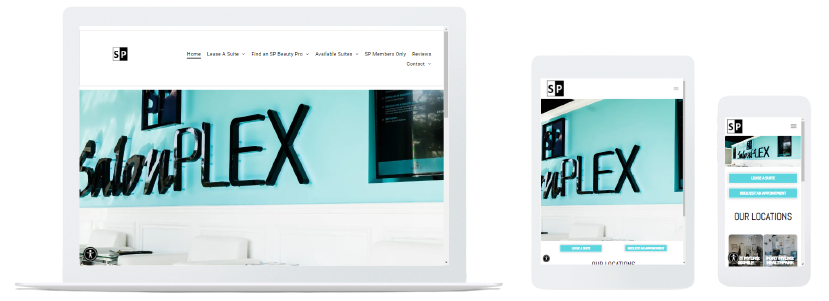 Salon Website Design