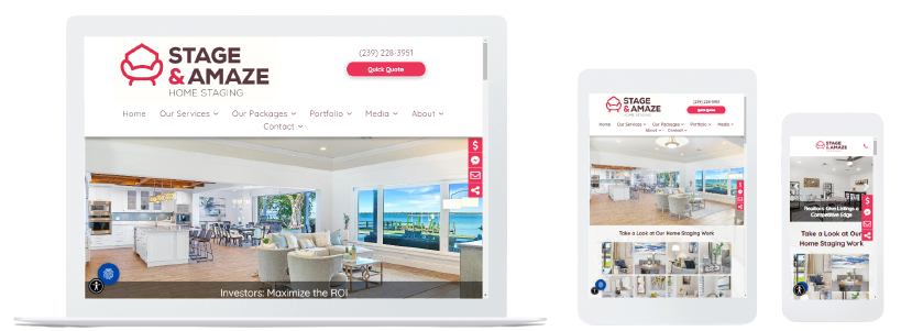 Home Staging Website Design