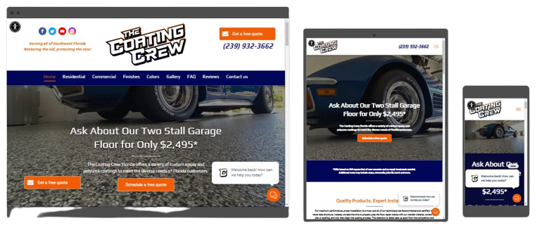 epoxy flooring website design