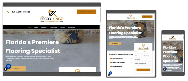 epoxy flooring website design