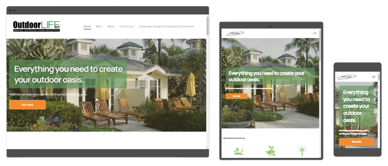 landscape architect website design