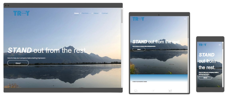 graphic designer website design