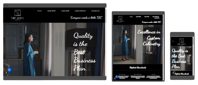 Cabinet Installation Website Design