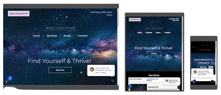 astrology website design