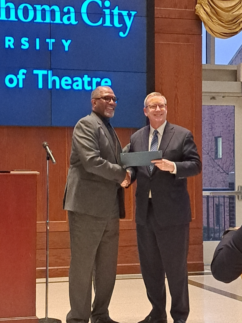 GILBERT MCCAULEY INDUCTED INTO OKLAHOMA CITY UNIVERSITY SCHOOL OF THEATRE HALL OF HONOR