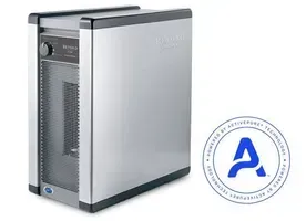 A silver box with the letter a on it