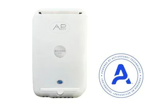 A white device with the letter a on it