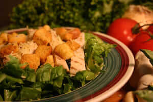 salad at our Davis pizza restaurant