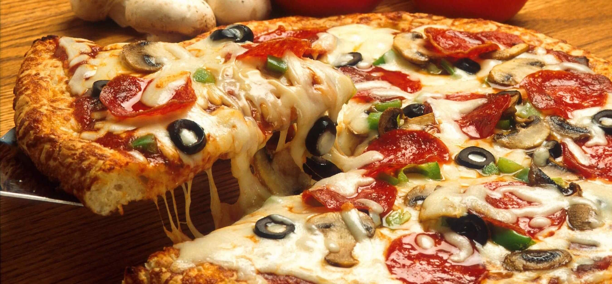 fresh pizza at our Davis pizza restaurant