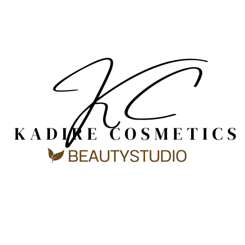 Ein Logo für ein Schönheitsstudio namens Kader Cosmetics Beautystudio.