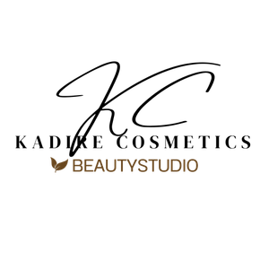 Ein Logo für ein Schönheitsstudio namens Kader Cosmetics Beautystudio.