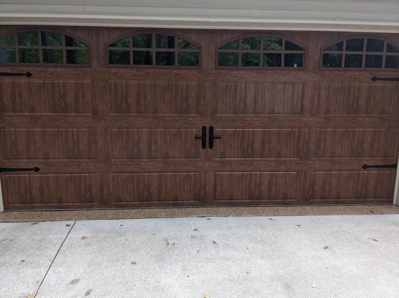 Wooden Brown Garage Door - Bay City, MI - M & R Garage Doors & Openers