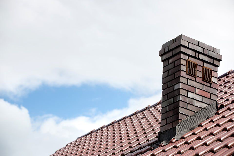 newly constructed chimney
