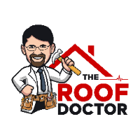 Blue and red heart-shaped graphic; each side has stylized strokes converging at the top, suggesting unity.