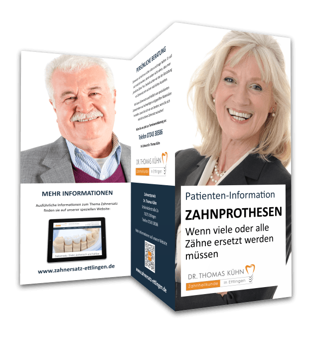 Flyer Zahnprothesen