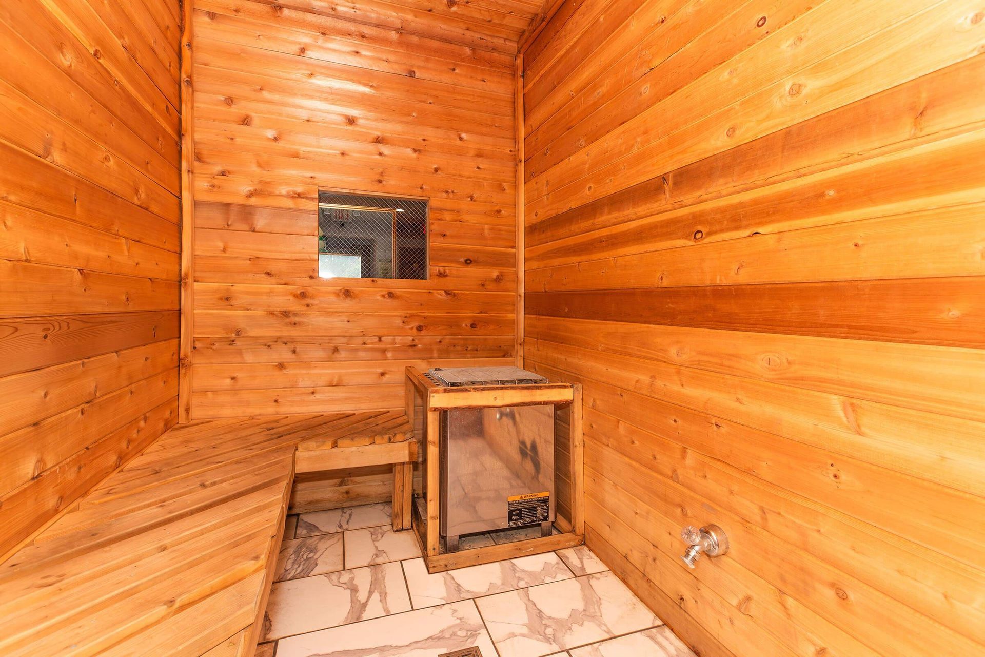 Sauna at the Homewood Manor apartments in Moline, IL