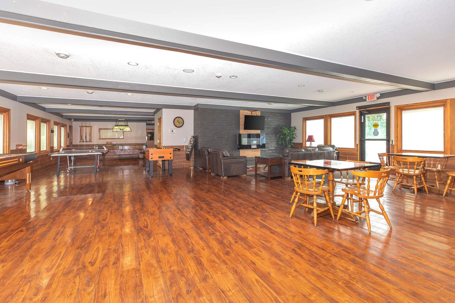 Renovated clubhouse at the Homewood Manor apartments in Moline, IL