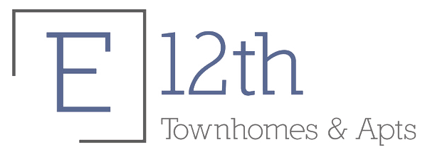 Logo East 12th Townhomes and Apartments 