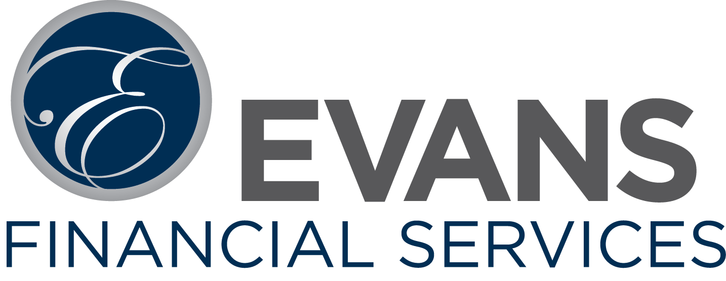 Logo for Evans Financial Services: a stylized