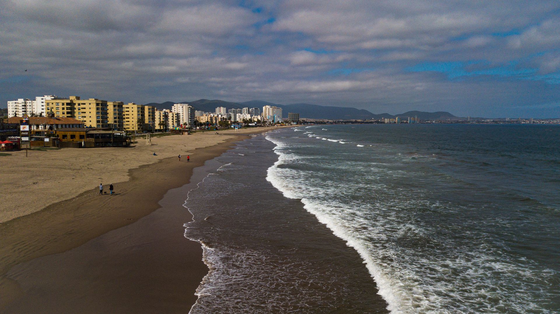 Avenida del Mar de La Serena desde el aire