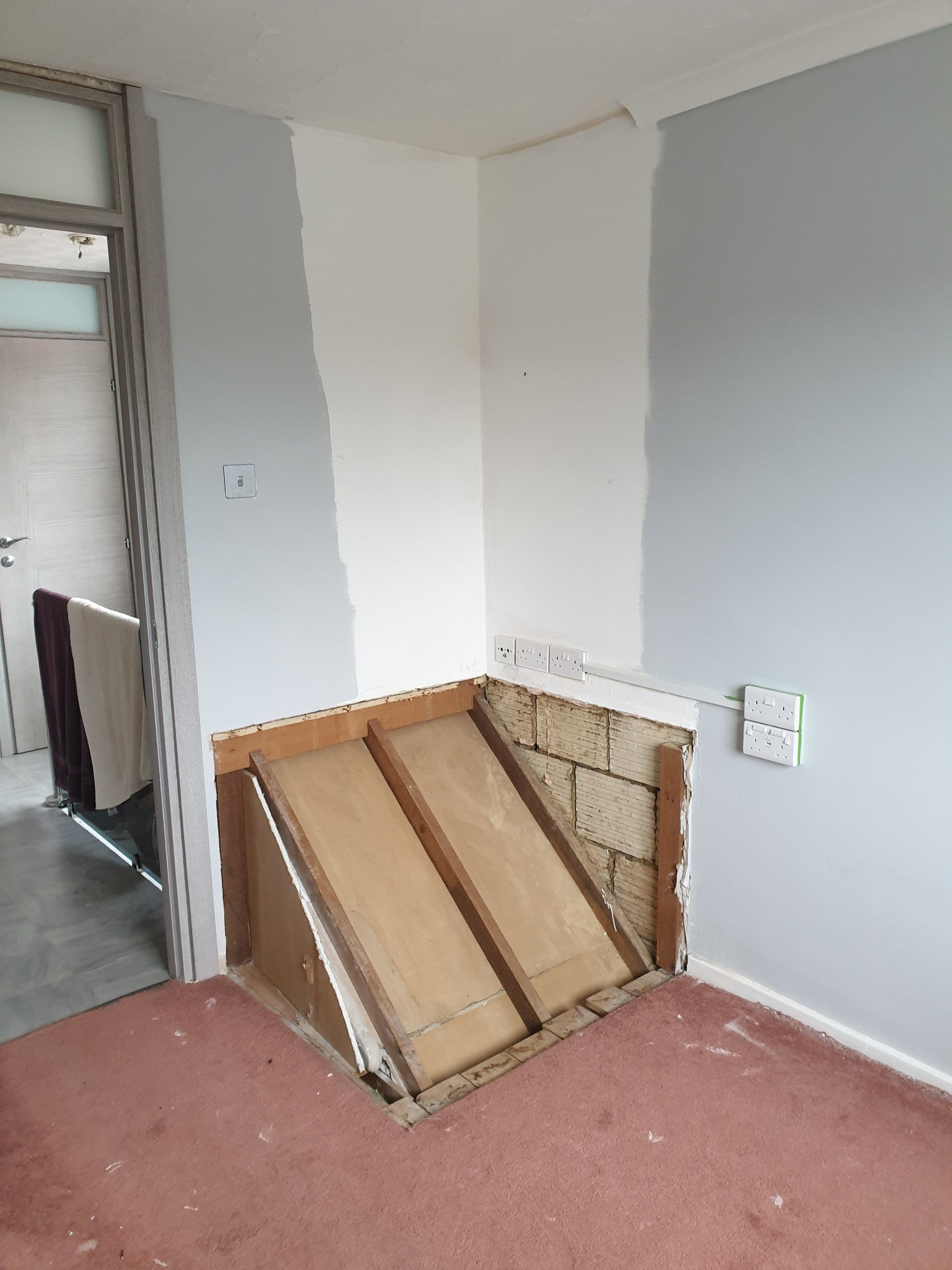 Bespoke Wardrobe Built Over The Stairs Bulkhead