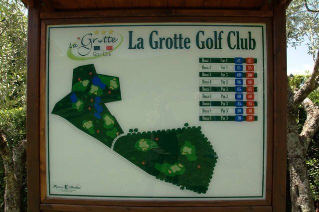 mappa di un campo da golf