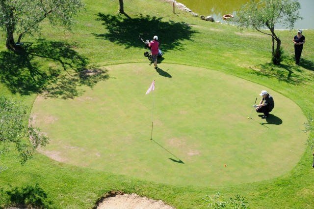 una buca di un campo da golf