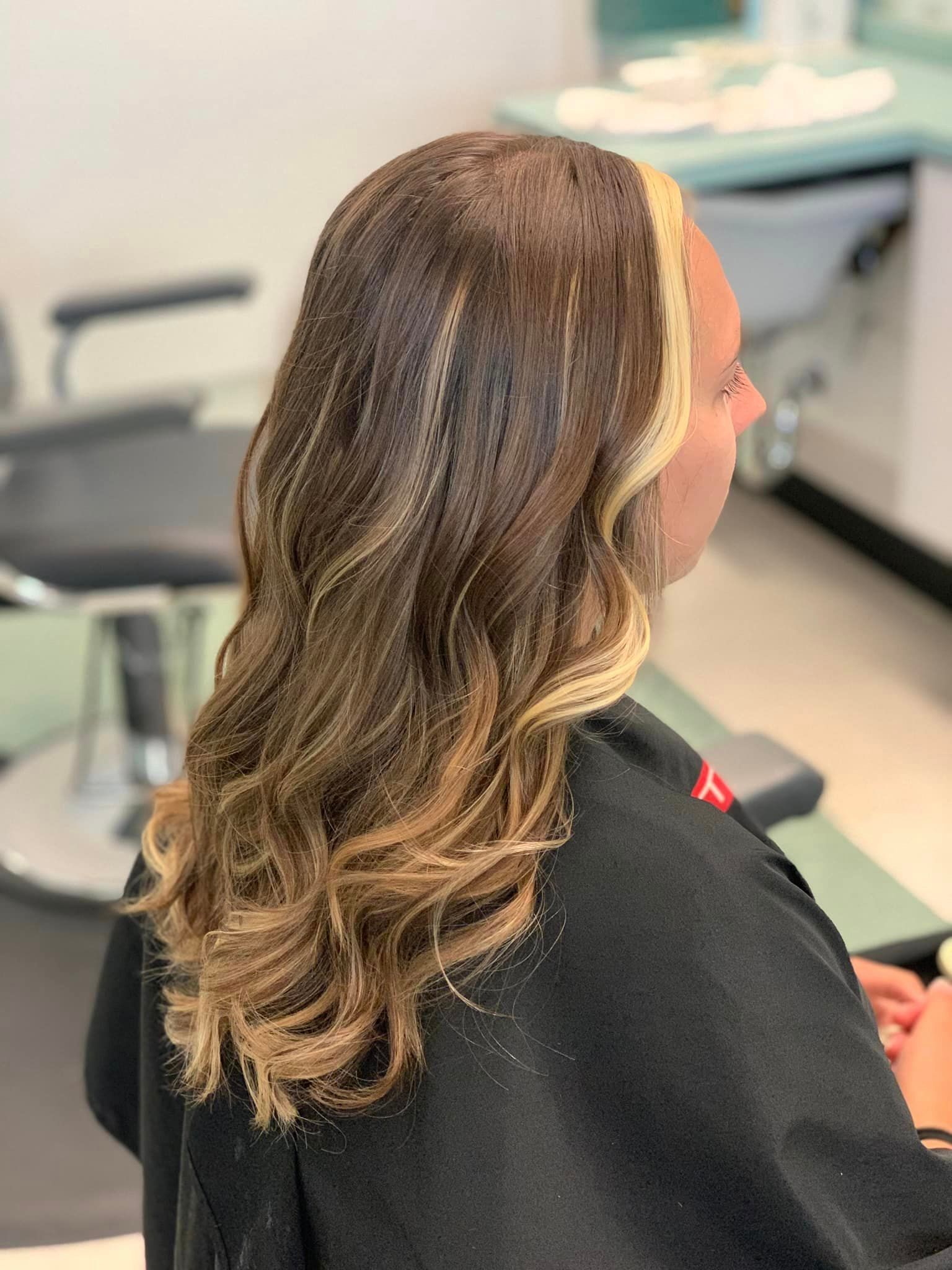 Curly hair with nice highlights — Grandville, MI — Ultra Hair