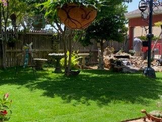 Gorgeous backyard design — Midland, TX — Franklin Foliage Landscaping