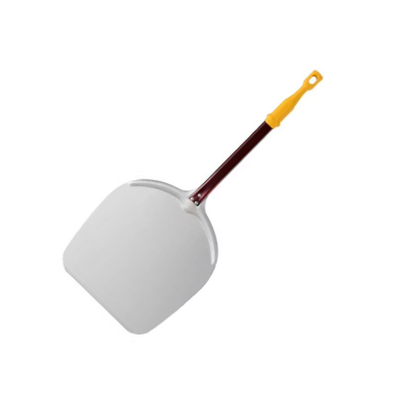 Pala per infornare la pizza a casa tua. Leggera e maneggevole, ideale per uso domestico, è anche facilmente utilizzabile presso snack bar e gastronomie.