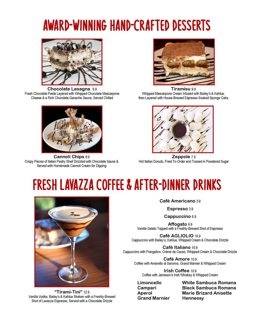 photo of dessert menu. click for accessible PDF.