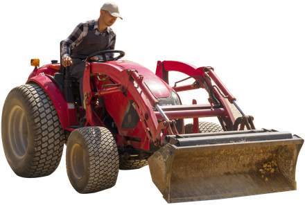 A Man Operating A Tractor — Crystal River, FL — S&T Tractor Worx LLC