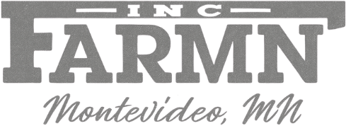 Logo for Farm-Inc. in gray with 