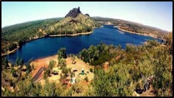 Dam Wall Lift Project With Surrounding Water Views — Lamont Civil Services Pty Ltd In Townview, QLD