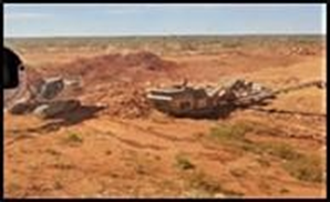 Excavators Crushing And Stockpiling Gravel — Lamont Civil Services Pty Ltd In Townview, QLD