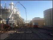 A Construction Site At A Plant With A Concrete Pump Truck — Lamont Civil Services Pty Ltd In Townview, QLD